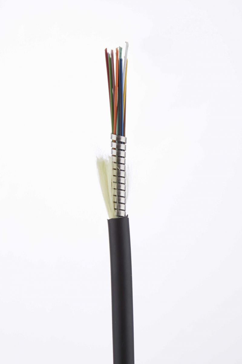 Flexible Steel Armored Fiber Optic Cable