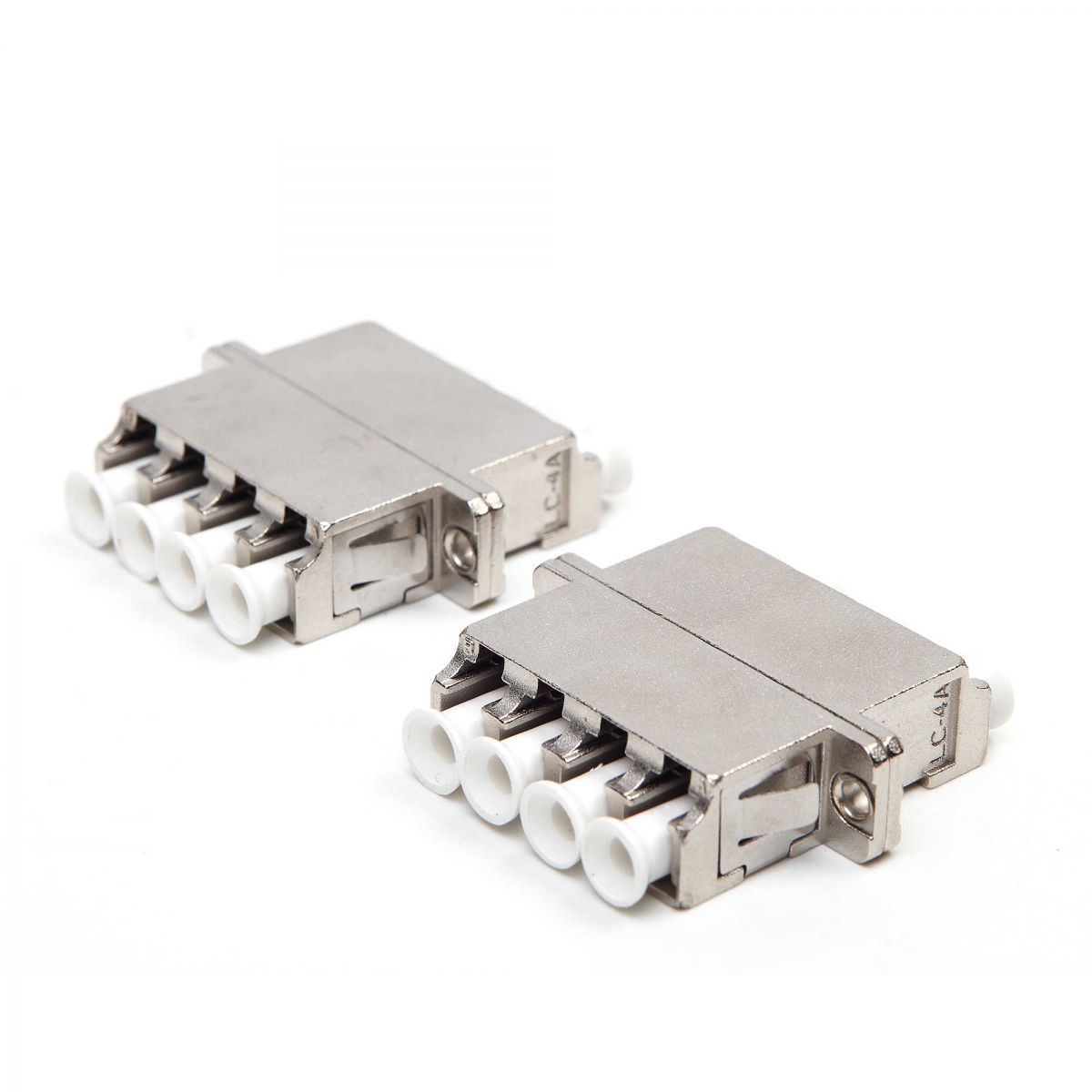 LC Quadplex Fiber Optic Adapter Metal Type