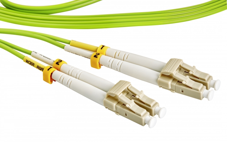 OM5 Duplex LC/UPC Fiber Optic Patch Cord